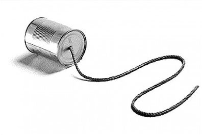 can with string can with string